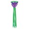In the Breeze Purple 38-inch Lotus Flower Windsock, Outdoor Floral Decoration, 5203